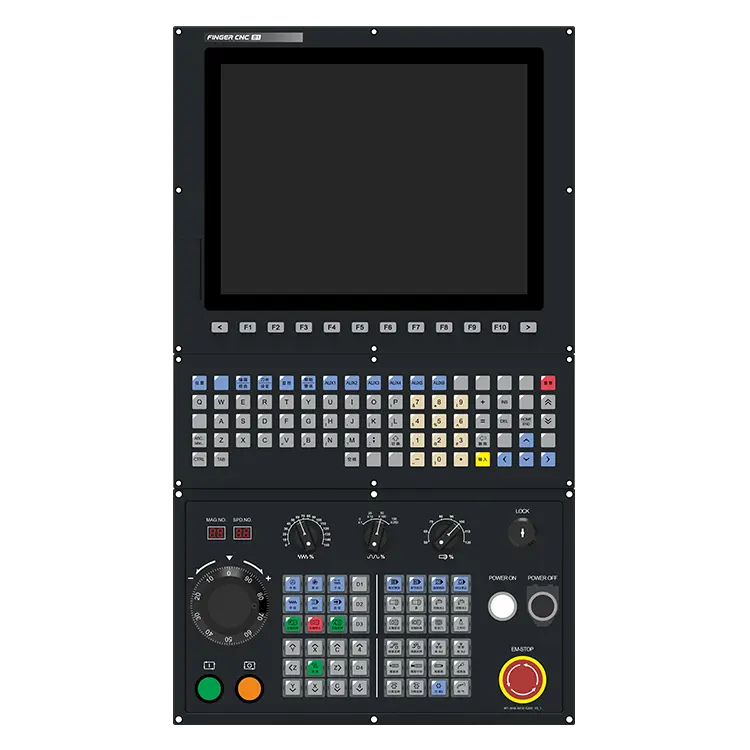 15-Zoll-Offen-CNC-Controller Zwei kanal ige 5-Achsen-RTCP-Funktion zum Drehen und Fräsen von Drehmaschinen