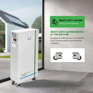 แบตเตอรี่โซลาร์สีขาว 48V 300Ah 15kWh 51.2V 100Ah 200Ah ระบบกักเก็บพลังงานภายในบ้าน อุปกรณ์โซลาร์เซลล์ 10 กิโลวัตต์ รุ่น NEHC0002 LiFe - Product Image 5