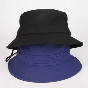 사용자 정의 로고 야외 패션 어부 모자 도매 남녀 공용 일반 캔버스 버킷 모자