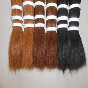 Base cónica Natural de 10-30 pulgadas, todos los colores de pelo de caballo, melena más suave y más fina, cabello de caballo - Product Image 5