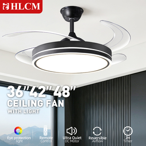 Ventilateur de plafond <span class=keywords><strong>LED</strong></span> moderne et classique à moteur DC de 42 pouces, CRI 90 élevé, avec télécommande et variateur d'intensité, idéal pour le salon - Vente chaude - Product Image 1