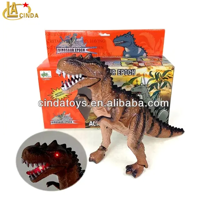 Electric walk animal toys with light,simulation Tyrannosaurus model,plastic toys dinosaur wholesale