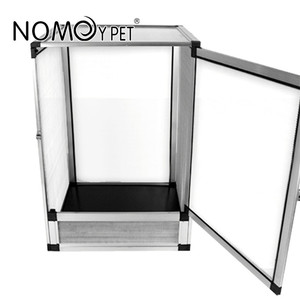 Umwelt freundliche Regenwald-Reptilien tanks Atmungsaktives Metall-Terrarium Aluminium-Sieb käfig Massivmuster-Kunststoffschalen-Paletten typ - Product Image 3