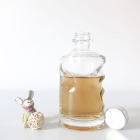 Whisky vodka rhum brandy bouteille en verre bouteille d'alcool avec bouteille en verre de liège sur mesure