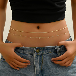 Cadenas de Cintura de Moda, Joyería Corporal, Cadena de Vientre Sexy para el Verano, para Mujer, Cuentas Creativas, Cadena Corporal para la <span class=keywords><strong>Playa</strong></span> - Product Image 6