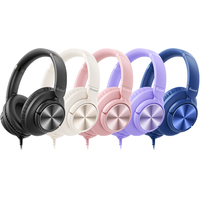 Headphone OEM ODM Berkabel Over Ear, Dapat Dilipat, Bass Dalam Stereo, untuk Perjalanan, Kantor, Sekolah