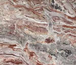 حجر طبيعي إيطالي مونيكا أحمر روزاليا رخام أراكاتو أروبيكو روسو لأسطح المطبخ وجدرانه - Product Image 3