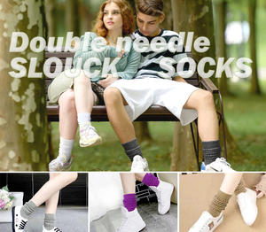 <span class=keywords><strong>Chaussettes</strong></span> Froncées Plissées de Couleur Unie Style Bubble pour Femme, Tendance pour le Commerce Extérieur Europe-Amérique - Product Image 6