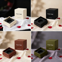 Coffret cadeau d'huiles essentielles d'aromathérapie faites à la main, diffuseur, huile de massage, emballage en boîte rigide carrée, personnalisable, finition brillante/mate