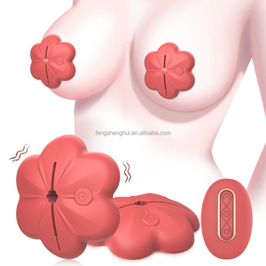 Verstellbares wasserdichtes G-Punkt-Massage gerät für Frauen NEU Rosen farbenes fern gesteuertes Nippel klemmen-verstellbares weibliches Sexspielzeug - Product Image 1