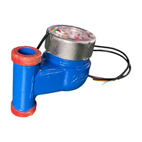 Compteur d'eau électronique vertical DN25 à commande à distance pour eau chaude domestique, vente en gros, 90 ° C