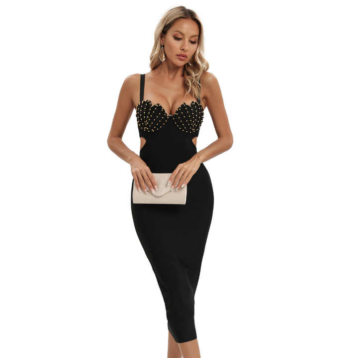 Sexy Backless Spaghetti Strap Long Chic Women Club Party Vestidos Maxi Dress