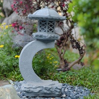 Lampe LED de jardin de luxe en résine, étanche, personnalisée, pour décoration extérieure de Noël, vente chaude en usine