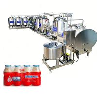 Équipement de pasteurisation du lait de vache et de lait de chèvre, mini-laiterie, ligne de production de yaourt à petite échelle