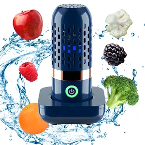 Fruit and Vegetable Cleaning Machine Portable Capsule Shape Fruit Vegetables Washing Cleaner 3000mAh Type-C Charging