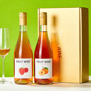 Botella de Vidrio Transparente Redonda de 250 ml con Tapa de Rosca Segura para Jugos de Frutas, Vino Casero, Bebidas de Sandía y Cereza - Product Image 1