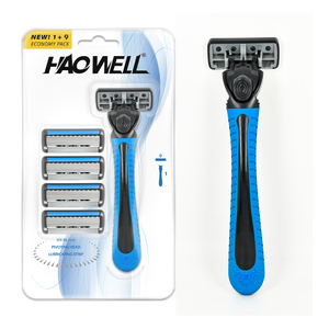 Dao cạo râu B603DR bán buôn, hệ thống dao cạo <span class=keywords><strong>6</strong></span> lưỡi, thiết kế hộp mực có thể thay thế và mở, dành cho nam và nữ - Product Image 1