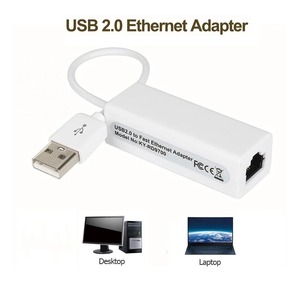 Adaptateur Ethernet USB 2.0 vers RJ45 en gros, <span class=keywords><strong>carte</strong></span> réseau LAN rapide 10/100 Mbps pour ordinateur <span class=keywords><strong>portable</strong></span> et de bureau - Product Image 2