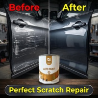 Vernis transparent brillant résistant aux UV pour réparation de surface automobile, bon prix, film de protection polyuréthane 2K anti-jaunissement