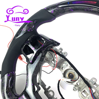 Volant personnalisé en fibre de carbone forgée avec LED RPM pour Lexus IS Series IS250 IS350 ISF RC GSF RX CT LS ES GS 2015-2023