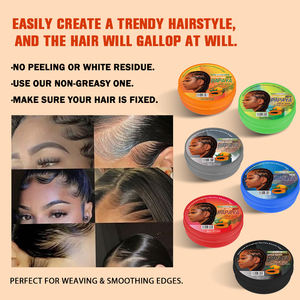 Gel Fijador para Peinados con Fijación Fuerte, Personalizado con Etiqueta Privada, Cera para el Cabello con Aroma a Papaya, Pomada de 100 g - Product Image 5