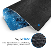 Tapis de souris ergonomique bleu pour petits souris, accessoires informatiques PC, tapis de souris personnalisé en gros pour le jeu, la maison et le bureau