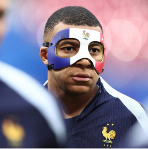 Masque pour les yeux HLC <span class=keywords><strong>ACC</strong></span>, nouvelle tendance, drapeau français européen, coq, Halloween, cosplay, masque de mascarade pour les fournitures de fête à thème football - Product Image 5