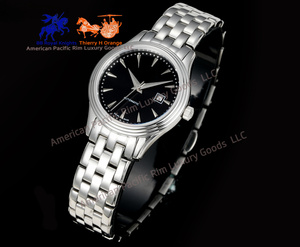 Reloj de pulsera clásico redondo para mujer con indicador de fecha, reloj de vestir informal de negocios con correa de acero inoxidable - Product Image 4