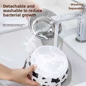 Futurepts Fábrica Direta Aço Inoxidável Non Skid Fácil Tigelas Limpas <span class=keywords><strong>Dog</strong></span> para Alimentação e Água em Casa - Product Image 4