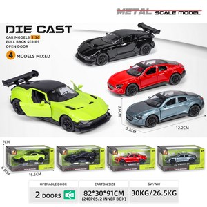 1:32 AudiRS7 Martin escala vehículos de aleación fricción coche de carreras tirar hacia atrás coches deportivos modelo coches de Metal para chico - Product Image 6