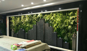 Fuente de Piedra de granito blanco Beige para recepción, fuente de agua con pescado <span class=keywords><strong>en</strong></span> pared, cascada - Product Image 4