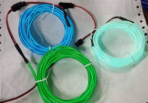Электролюминесцентный гибкий неоновый провод 3 В постоянного тока, 12 В постоянного тока Аккумуляторный инвертор, драйвер, адаптер - Product Image 6