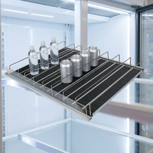 Organisateur de boissons haut de gamme : Système de glissière haut de gamme pour la vente au détail de boutiques - Product Image 1