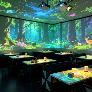 Système de projection interactif pour restaurants, tables, murs, sols, hôtels, événements et expériences culinaires multisensorielles - Product Image 1