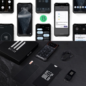 Téléphone robuste 2023, nouveau modèle IIF150 B2, IP68/69K, lecteur d'empreintes digitales latéral, vision nocturne, écran 6,5 pouces, Android 13, 6 Go + 128 Go, 4G, NFC, OTG - Product Image 6