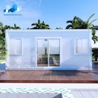 Zhongnan détachable personnaliser 20 30 40 pieds pas cher cabine 1 2 3 chambres toilette petite maison préfabriquée conteneur maison à vendre
