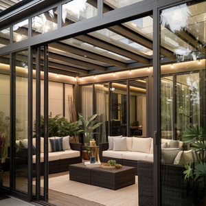 Terraza Acristalada Moderna con Doble Acristalamiento de Baja Emisividad y Reducción de Ruido para Espacios Exteriores - Product Image 1