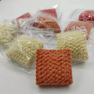 Jouet populaire à presser en forme de blocs de construction, jouet amusant anti-stress en forme de fruits et légumes, savon, fromage et fruits et légumes créatifs pour soulager le stress - Product Image 5
