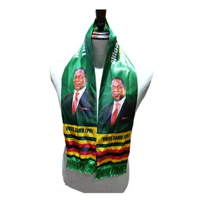 custom silk scarf printing head scarf for polyester election president