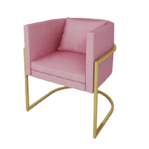 Kisen ורוד מניקור כיסא נייל סלון ריהוט עם מחכה אזור כיסאות לסלון ציפורניים לקוחות כיסא