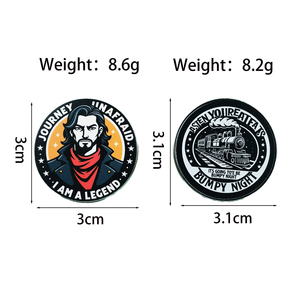 Q Y Pines de Esmalte de Anime de Animales Metálicos Personalizados Corte y Impresión en Latón y Hierro Temática Deportiva Moda L - Product Image 6