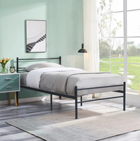 Meubles de salon modernes, lit en métal avec cadre en acier, canapé-lit avec rangement pour une utilisation dans une ferme