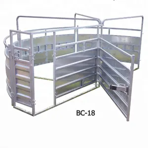 Rotary separation channel Crowding Tub Cattle Sweep System for cattle with loading door