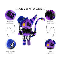 Peluche personnalisée OEM ODM, poupée en peluche unique sur le thème pirate, cirque, horreur, jeu, faible MOQ, figurine de collection pour fans, cadeau