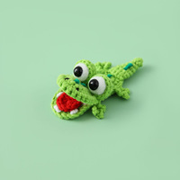 Accessoire capillaire en laine au crochet motif petit crocodile nostalgique, Pince à cheveux, Bandeau pour enfants et filles, Pince BB, Pince à franges