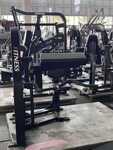 เครื่องฝึกกล้ามเนื้อหน้าอกแบบเอียง รุ่น Commercial Strength Trainer Incline Chest Press โครงเหล็ก Q235 ระบบ Pin Loaded Belt Driven/Driving อุปกรณ์ออกกำลังกายหนักสำหรับยิม OEM - Product Image 4