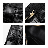 Bolso de Hombro Tejido de Piel de Cocodrilo BV para Mujer, Venta al Por Mayor de Fábrica, Bolso de Mujer de Moda en Piel Genuina
