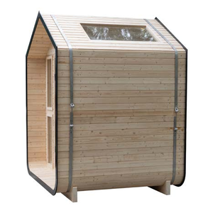 Sauna competitiva maravillosa para 2 personas, estufa de leña eléctrica, sauna exterior tipo cubo, estufa de leña. - Product Image 3