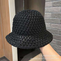 Sombrero de Pescador Plegable de Verano para Mujer, Estilo Coreano, Versátil, Estilizador de Rostro, Portátil, para Playa y Vacaciones