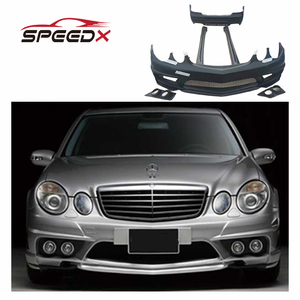 Para <span class=keywords><strong>Mercedes</strong></span> W211 Clase <span class=keywords><strong>E</strong></span> Upgrade E63 Wald Body Kit W211 Wald Parachoques delantero Parachoques trasero Side Skirt Body Kit - Product Image 1
